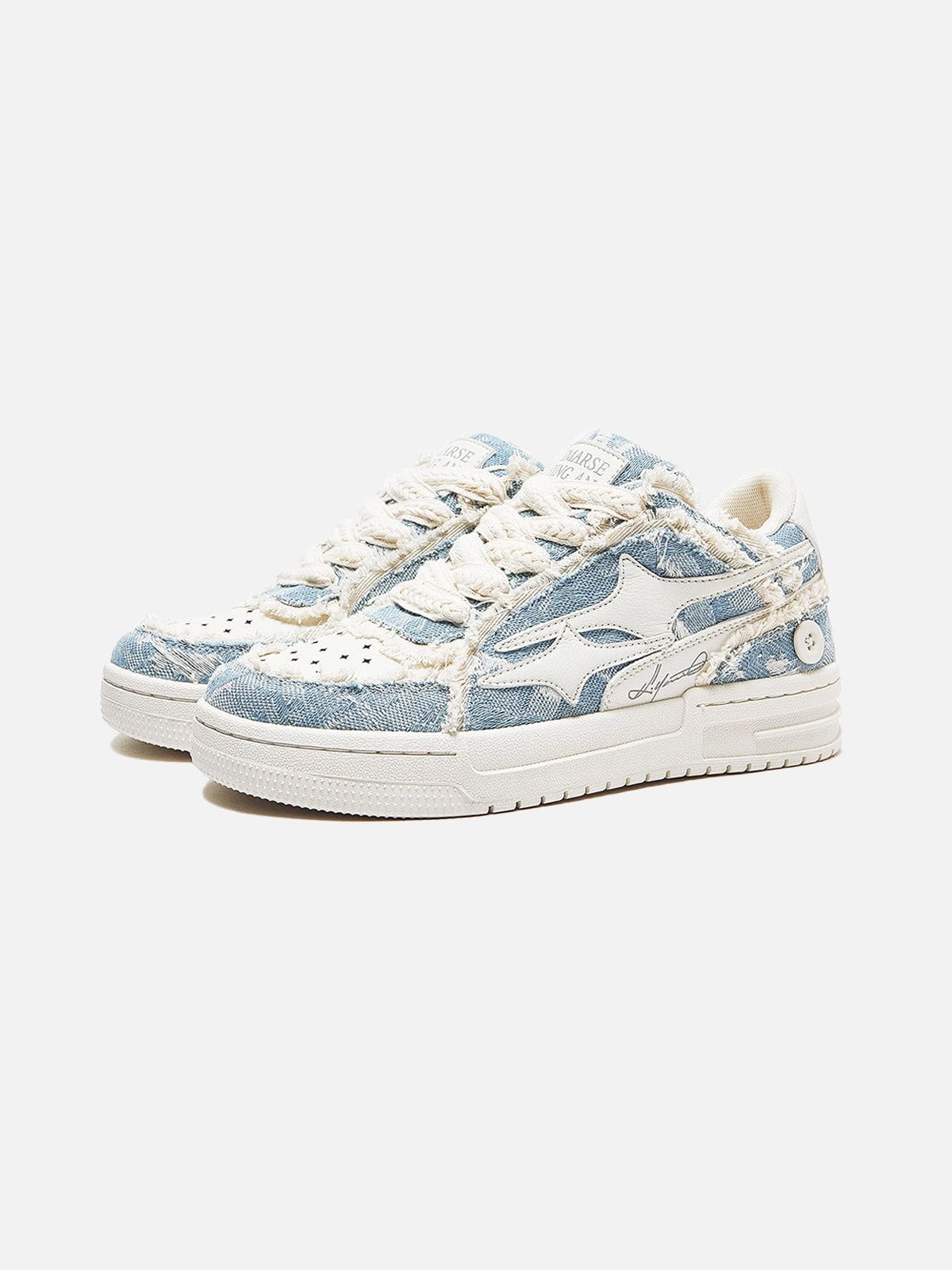 Mode Outlet | Robuuste Heren Sneakers met Sterren – Stijlvol & Comfortabel