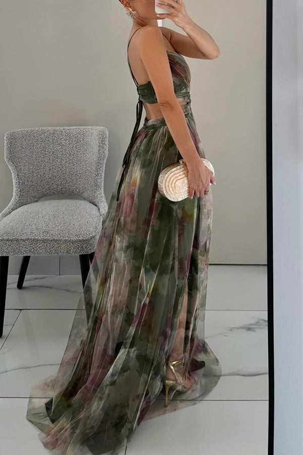 Flora | Maxi Zomerjurk met Bloemenprint – Zwierig & Vrouwelijk