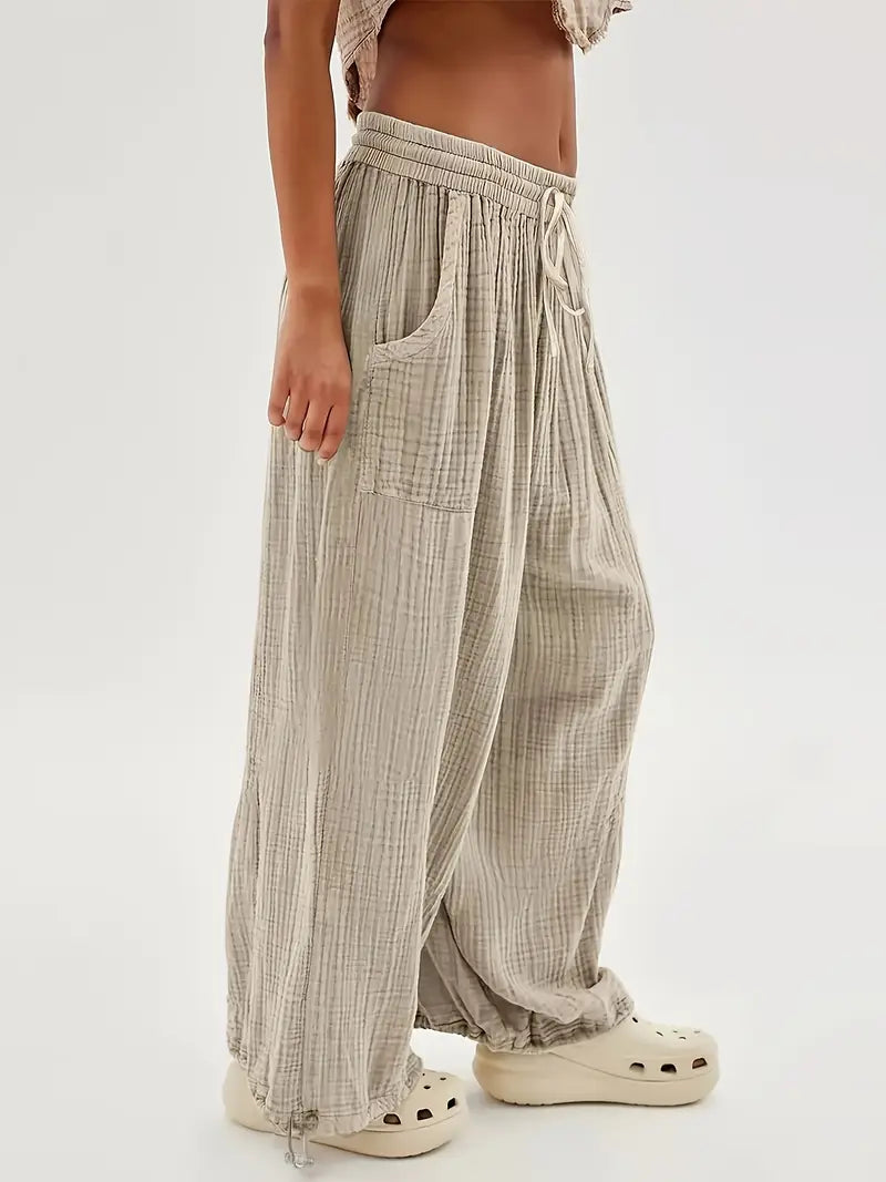 Mode Outlet | Zorynne Loose Fit Broek – Lichtgewicht & Comfortabel