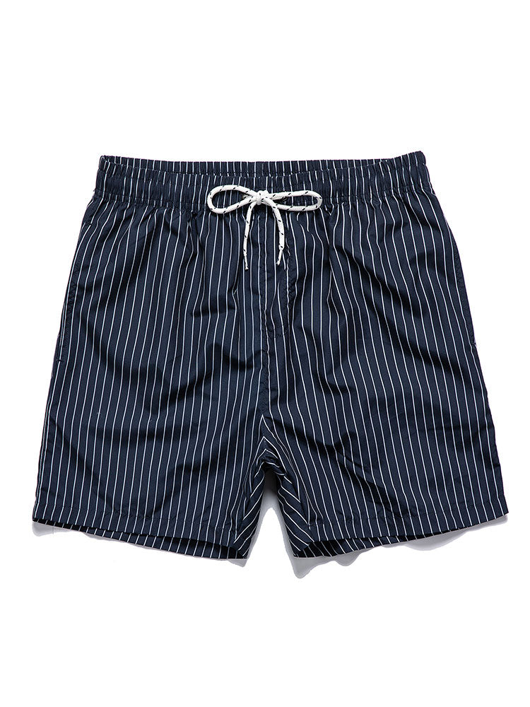 LUCA | Luchtig Korte Mouwen Shirt & Gestreepte Zwembroek Set – Stijlvol & Comfortabel