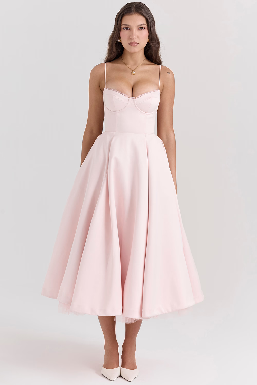 Mode Outlet | Elegante Midi Party Jurk – Flatterend & Feestelijk