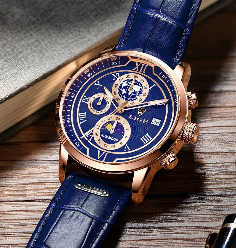 Mode Outlet | Stijlvol Chronograaf Horloge voor Heren – Tijdloos & Functioneel