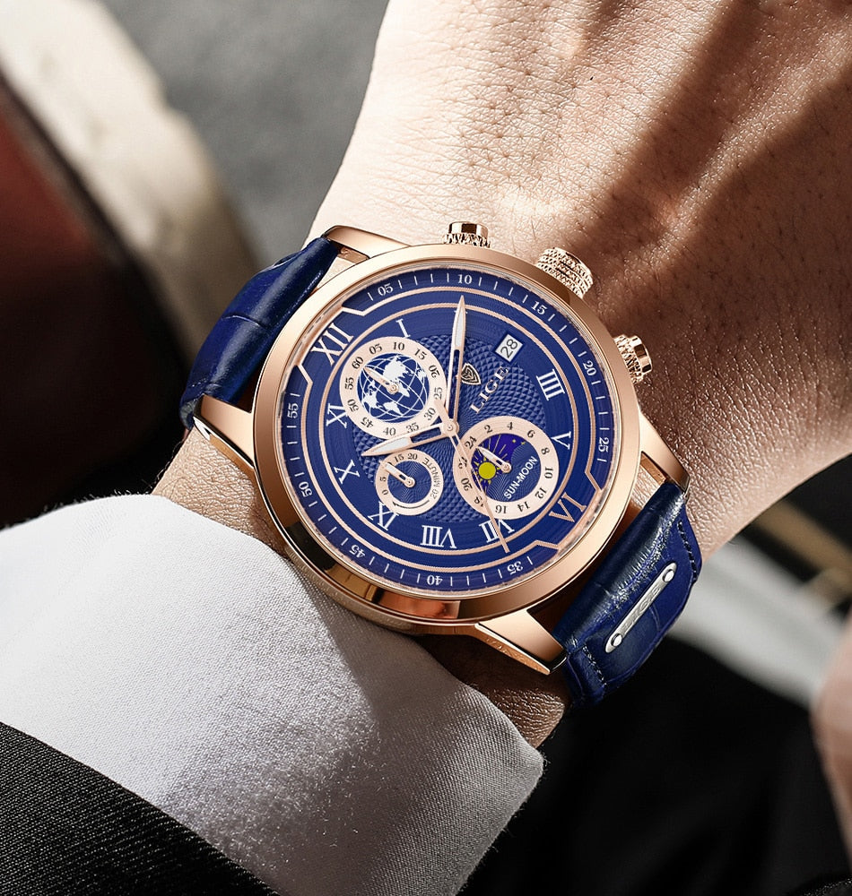 Mode Outlet | Stijlvol Chronograaf Horloge voor Heren – Tijdloos & Functioneel