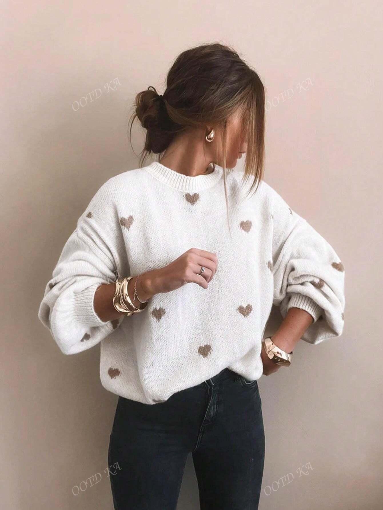Dames trui met print | Comfortabele pasvorm en speelse uitstraling