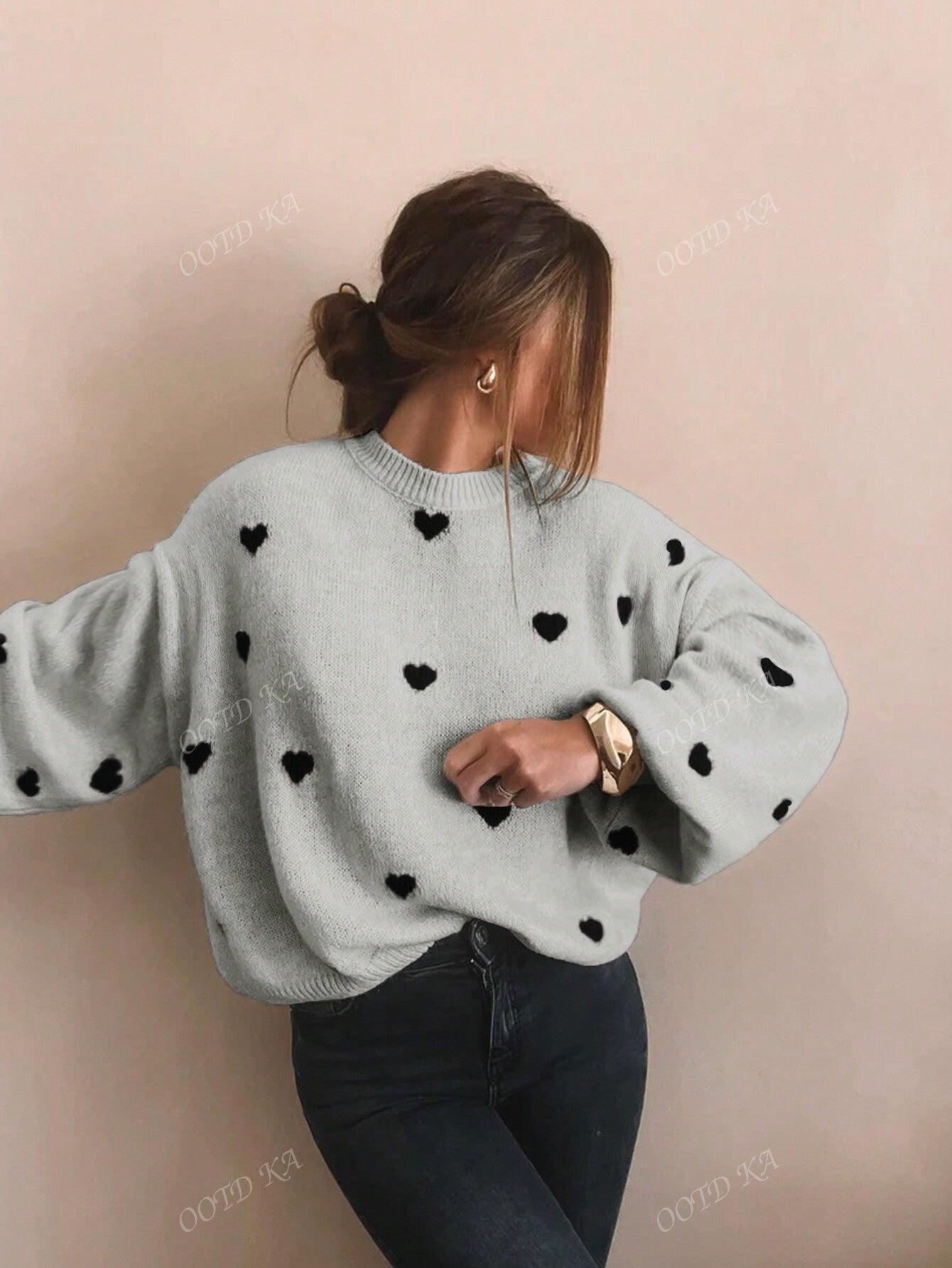 Dames trui met print | Comfortabele pasvorm en speelse uitstraling