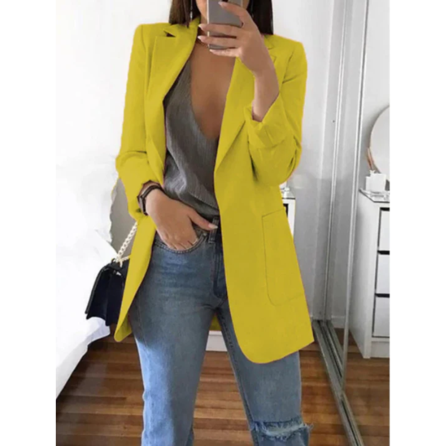 Mode Outlet | Slim-Fit Blazer voor Vrouwen – Stijlvol & Veelzijdig