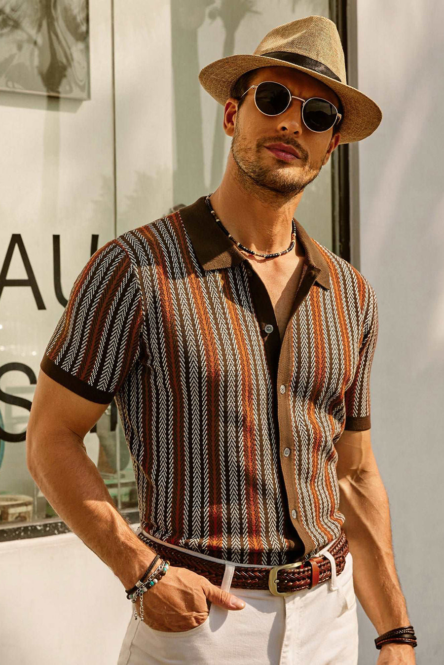 Matteo | Retro Gestreept Vintage Shirt – Tijdloos & Stijlvol