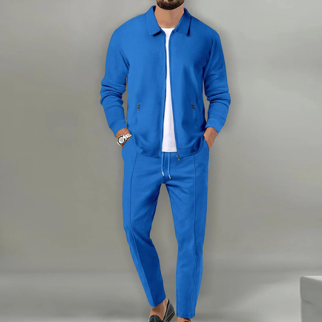 Mode Outlet | Tweedelige Trainingspak Set voor Heren – Sportief & Comfortabel