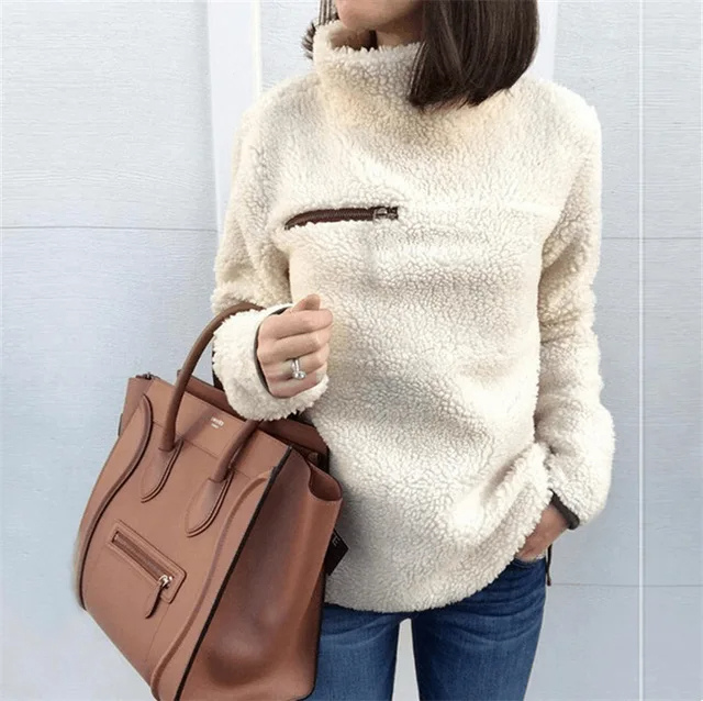 ELISE | Warme & Comfortabele Fleece Trui voor Dames – Stijlvol & Veelzijdig