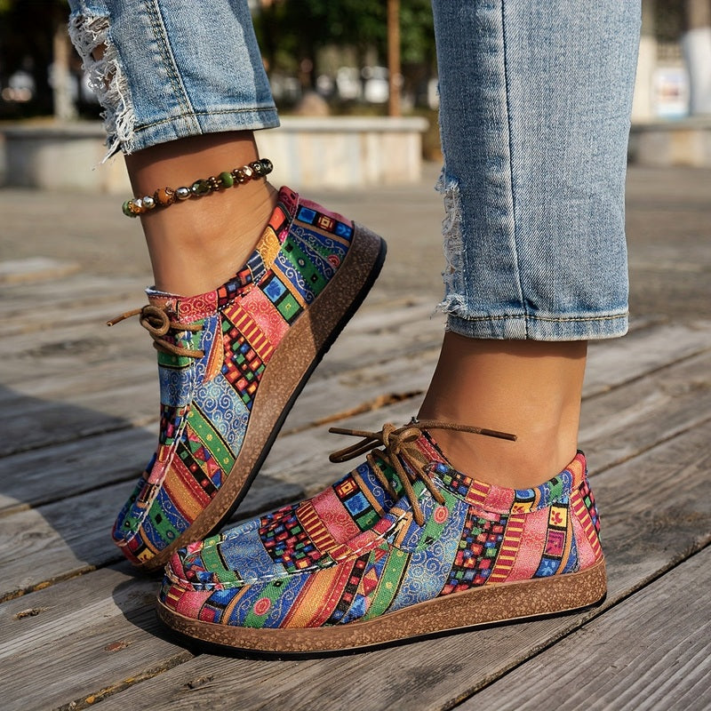 Kleurrijke damesschoenen – Unieke boho-stijl met comfortabel draaggevoel