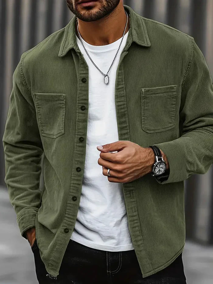 Heren overshirt met borstzakken | Casual fit met tijdloze uitstraling
