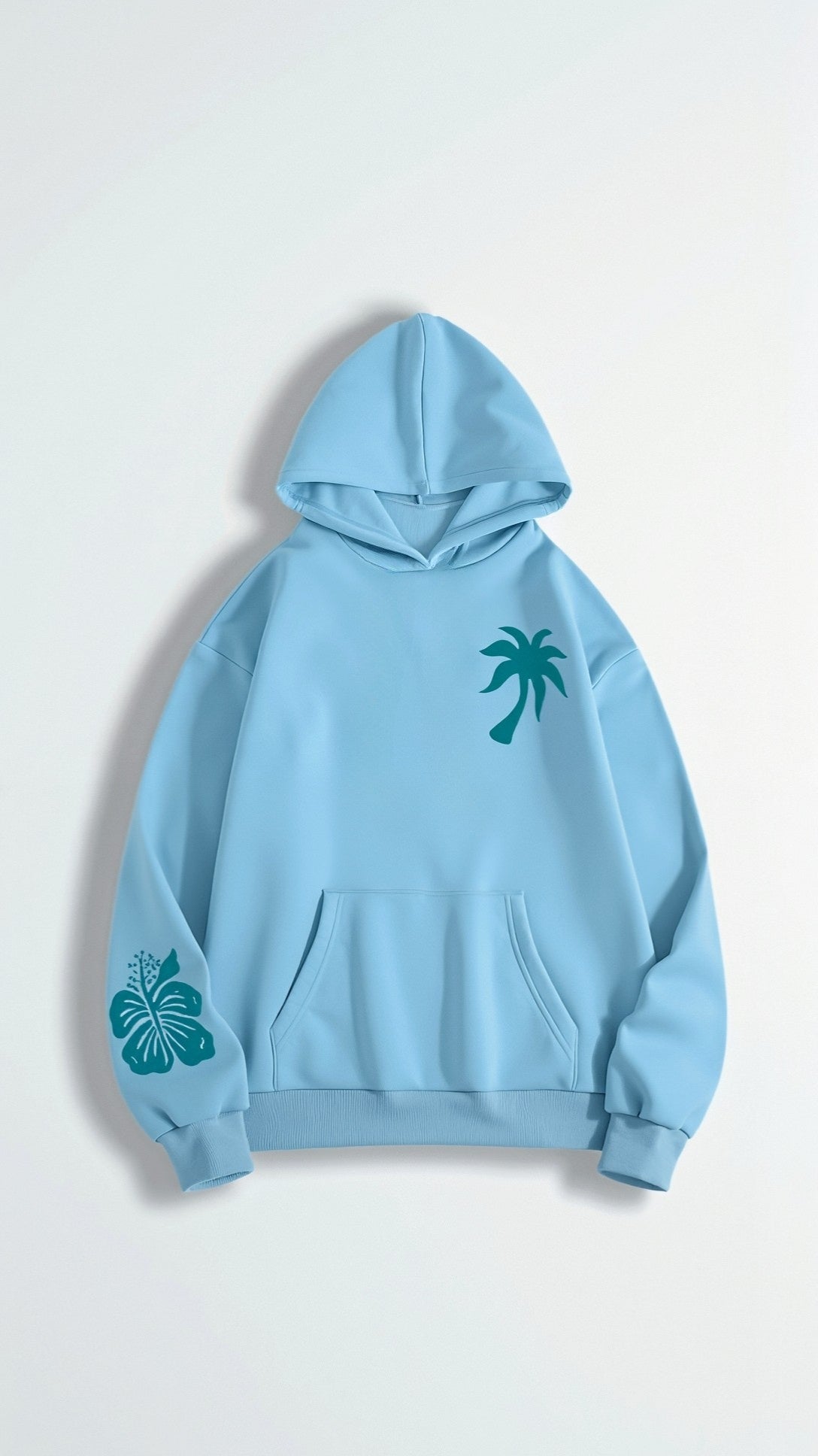 Dames hoodie met geborduurd rugdesign | Comfortabele trui met capuchon