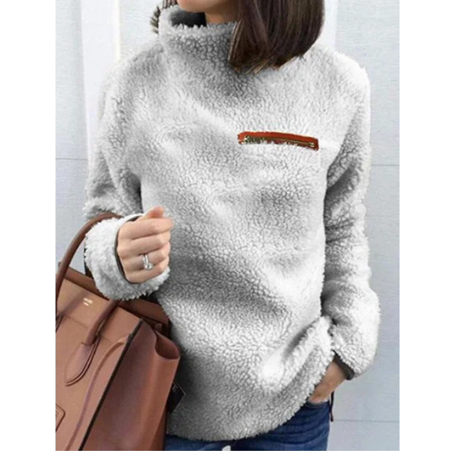 ELISE | Warme & Comfortabele Fleece Trui voor Dames – Stijlvol & Veelzijdig