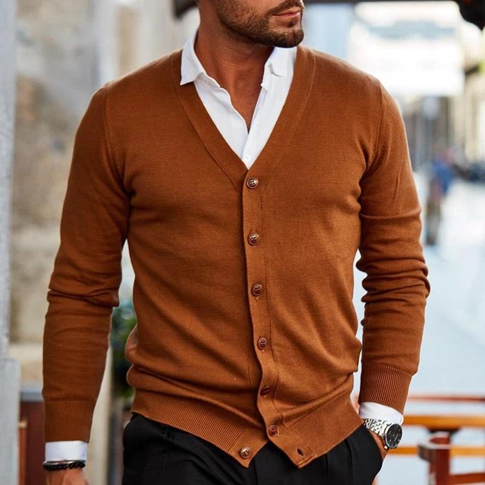 Lucas | Casual Cardigan Heren | Tijdloze Stijl & Comfort