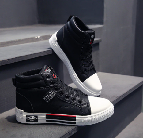 Mode Outlet | StreetFlex High-Top Sneakers – Trendy & Comfortabel