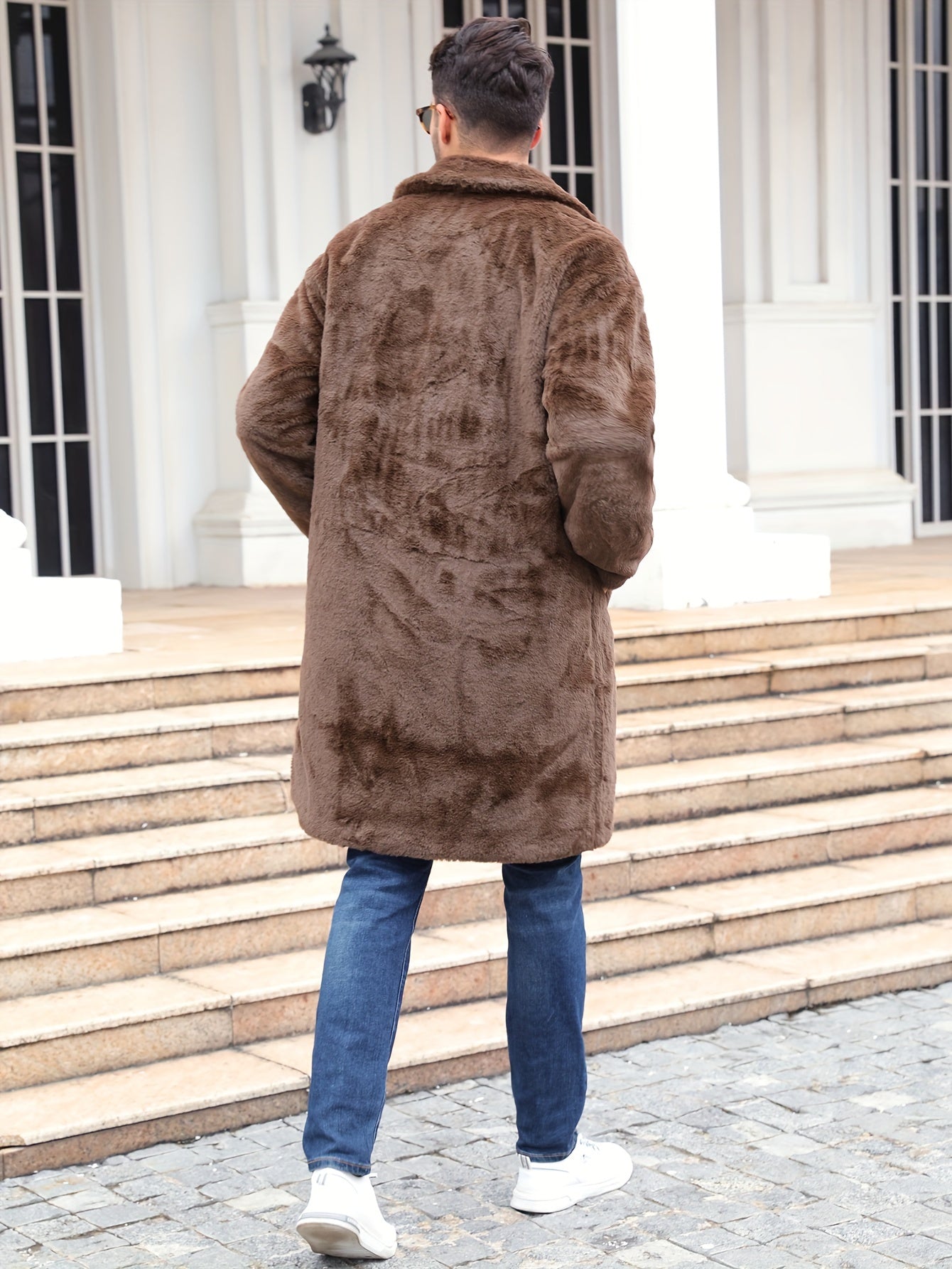 Maxim | Luxe Vegan Bontjas voor Heren – Stijlvol & Warm