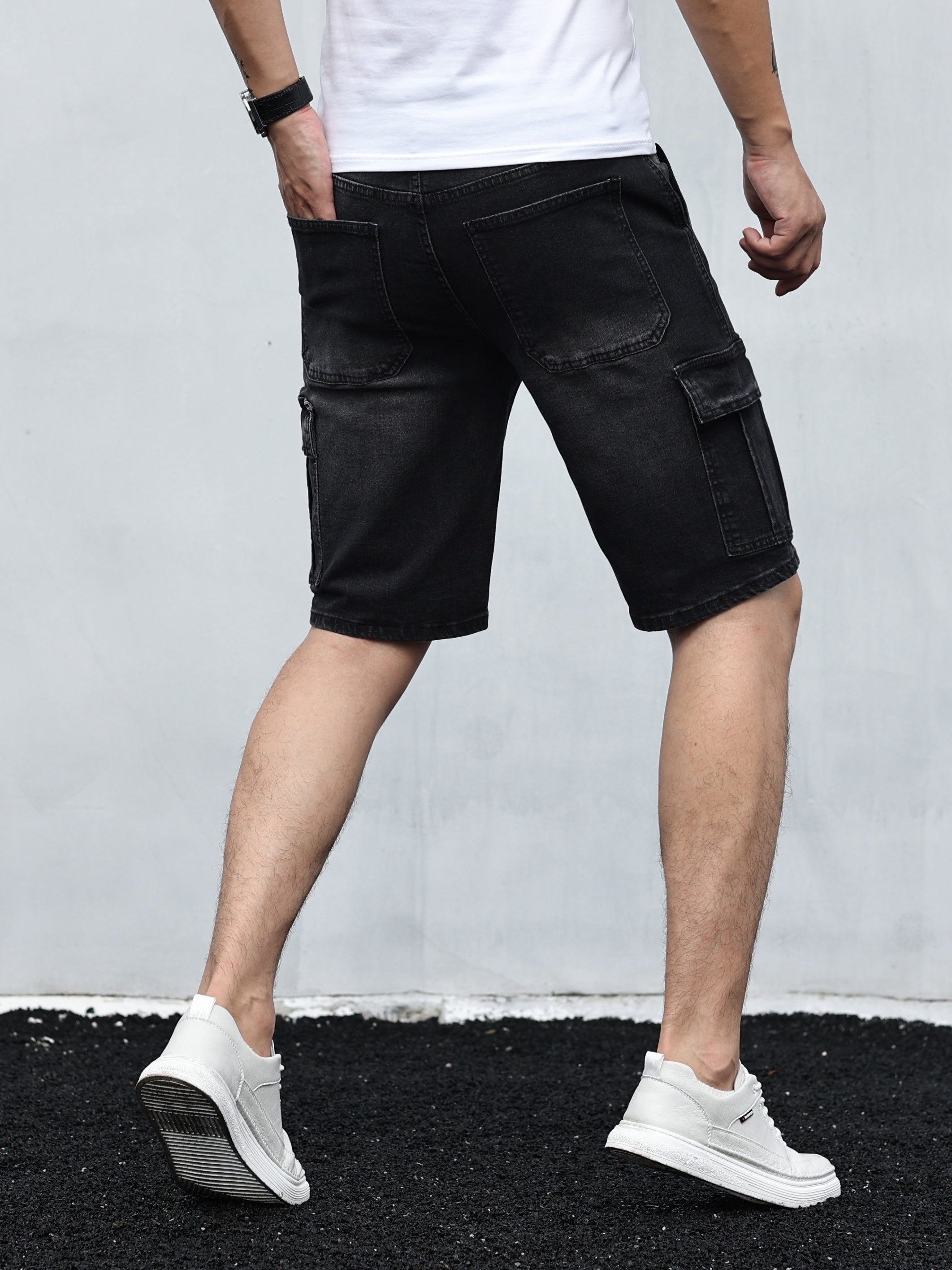 Liam | Cargo Denim Shorts voor Heren – Comfort, Stijl & Functionaliteit