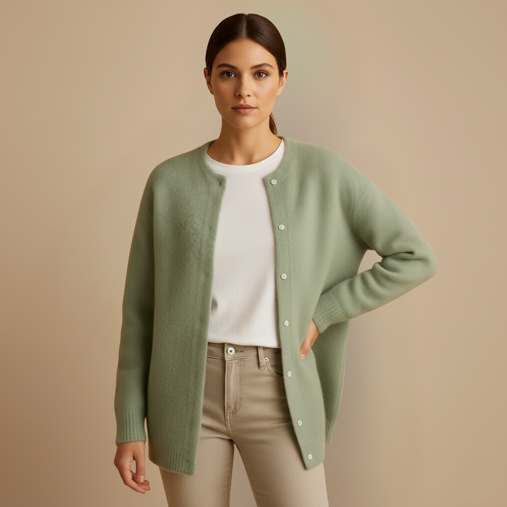 Dames Cardigan | Lichtgewicht Gebreid Vest met Zacht Comfort