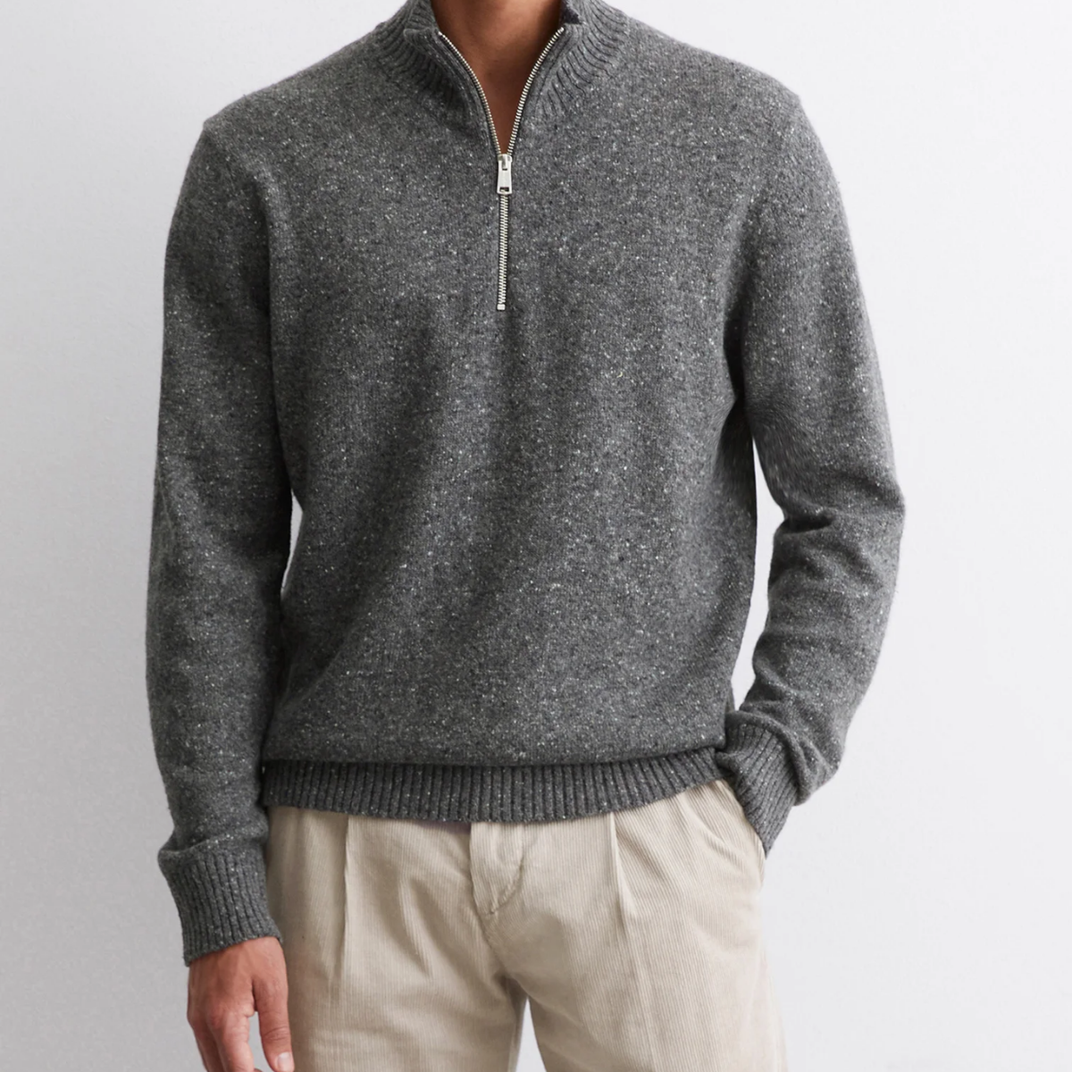 Leopold | Trui met Halve Rits – Stijlvol & Comfortabel