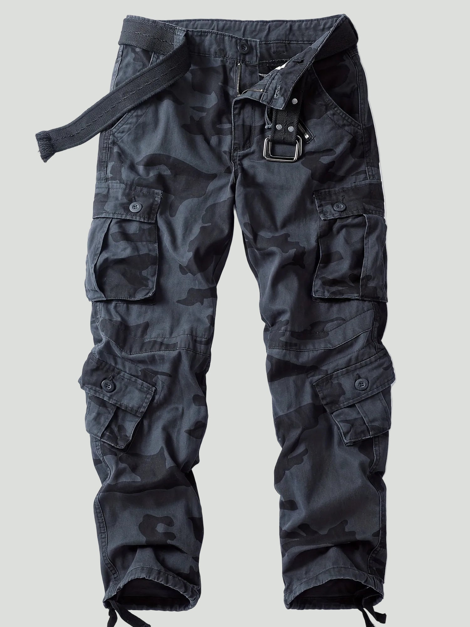 Lange Cargo Broek voor Heren met Multi-Pocket Ontwerp
