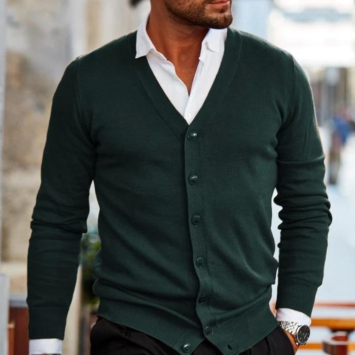 Lucas | Casual Cardigan Heren | Tijdloze Stijl & Comfort