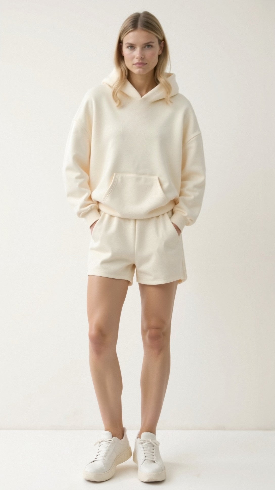 Dames hoodie met geborduurd rugdesign | Comfortabele trui met capuchon