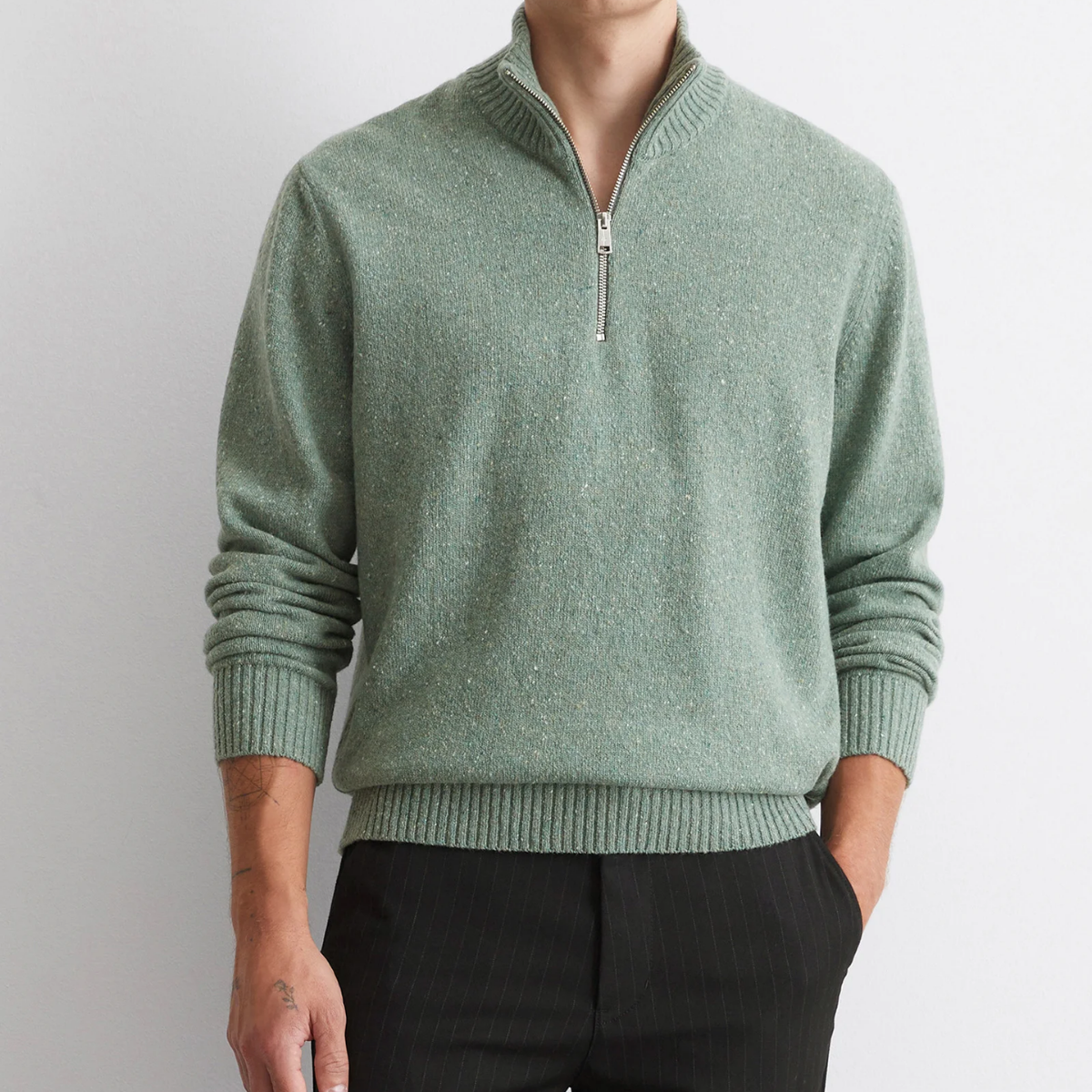 Leopold | Trui met Halve Rits – Stijlvol & Comfortabel