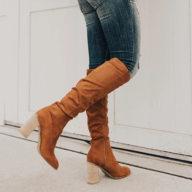 Noa – Kniehoge Dameslaarzen met Stijl & Comfort