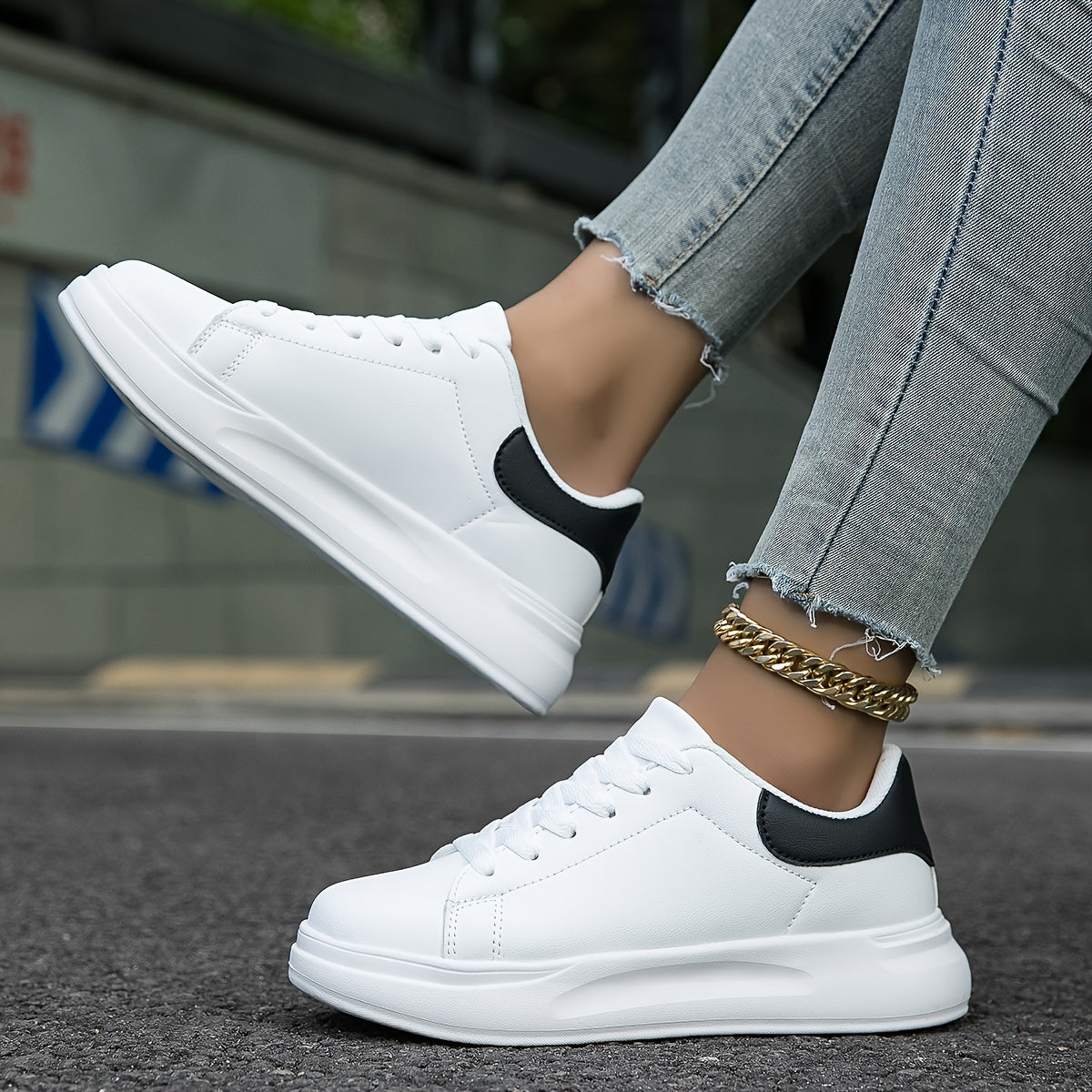Witte Dames Sneakers – Stijlvol & Comfortabel