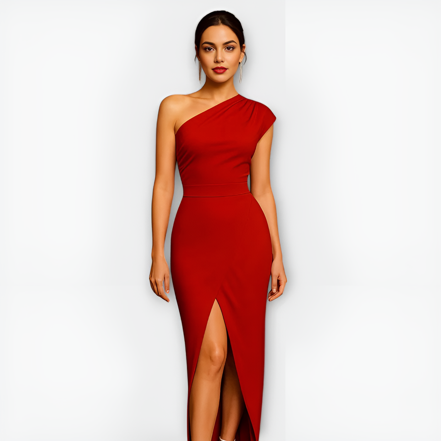 Mode Outlet | One Shoulder Jurk voor Dames – Elegant & Tijdloos
