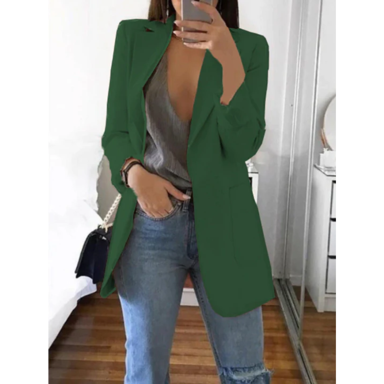 Mode Outlet | Slim-Fit Blazer voor Vrouwen – Stijlvol & Veelzijdig