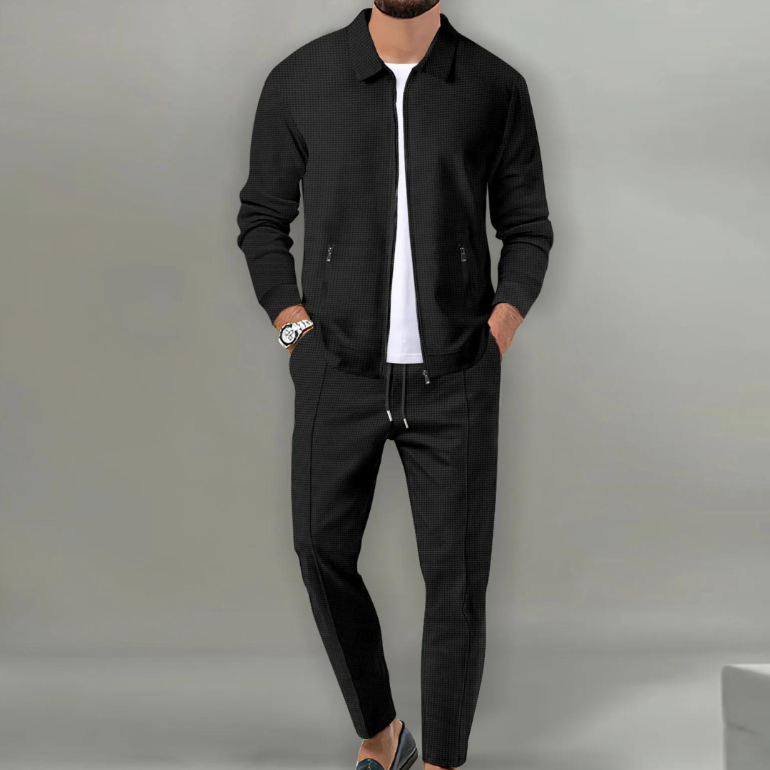 Mode Outlet | Tweedelige Trainingspak Set voor Heren – Sportief & Comfortabel