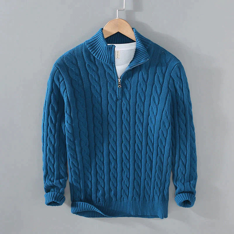 Heren halfzip trui | Moderne pasvorm met stijlvolle kraag