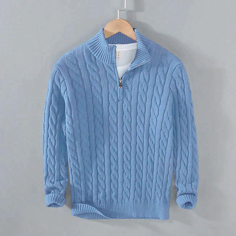 Heren halfzip trui | Moderne pasvorm met stijlvolle kraag