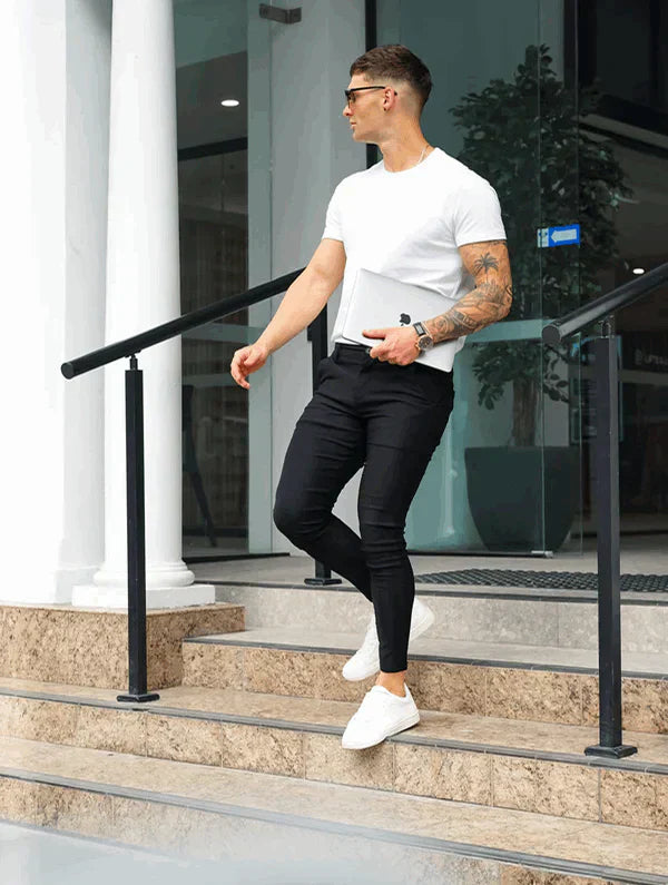 Heren chino | Slim fit broek met moderne pasvorm en stijlvolle uitstraling
