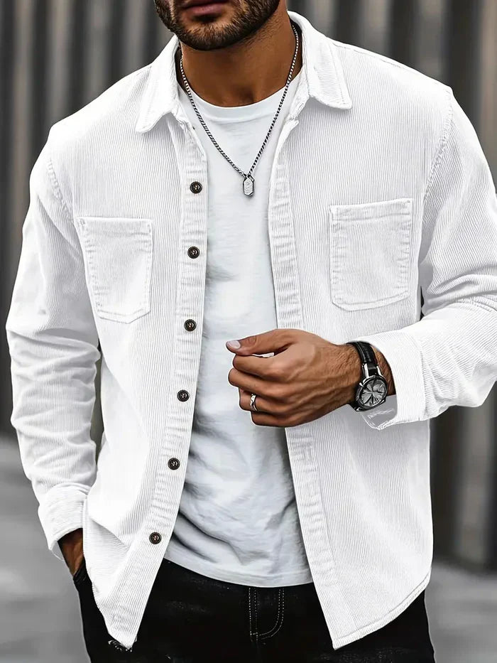 Heren overshirt met borstzakken | Casual fit met tijdloze uitstraling
