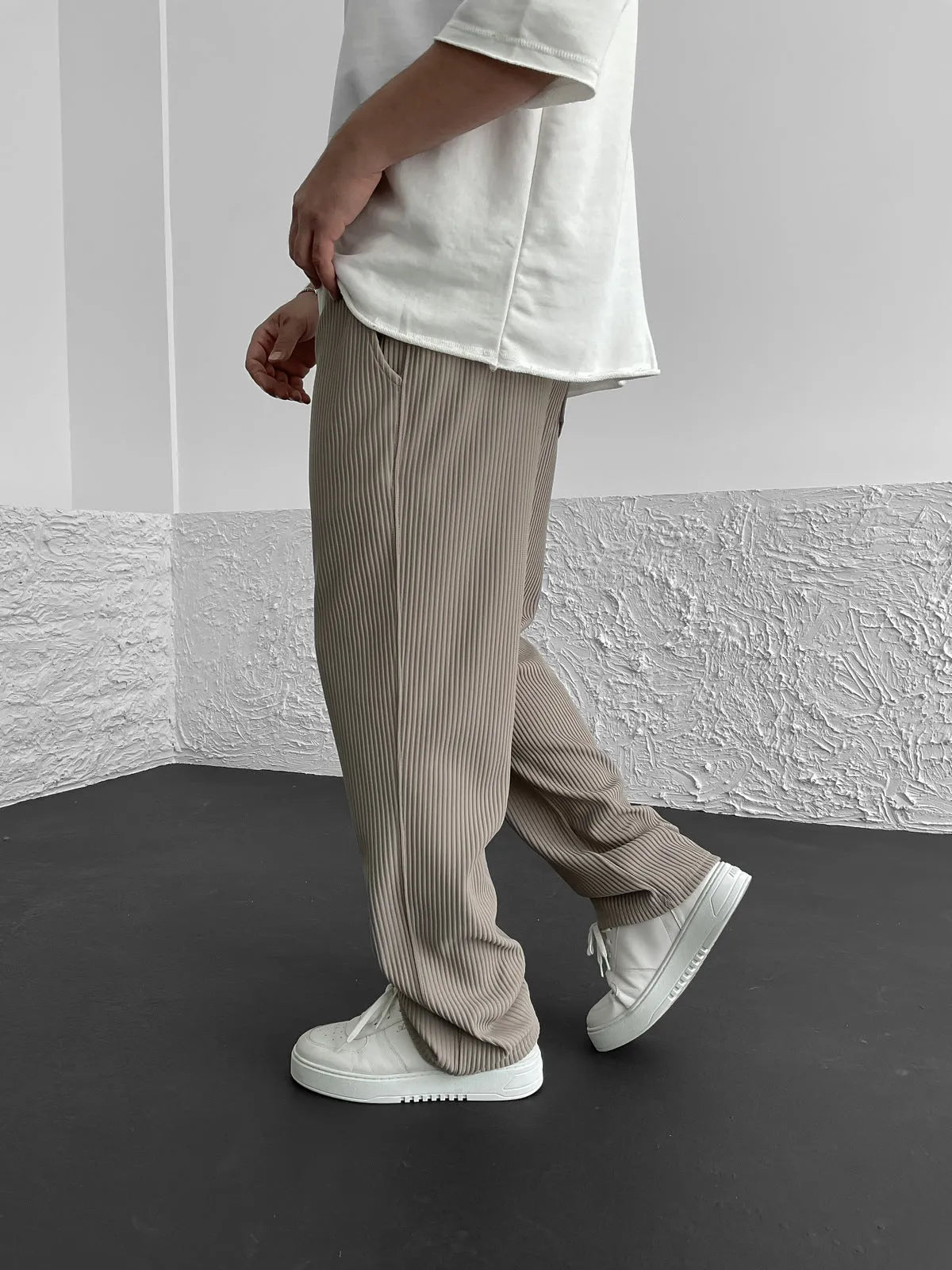 Corduroy broek heren – Relaxed fit met tijdloze ribstructuur