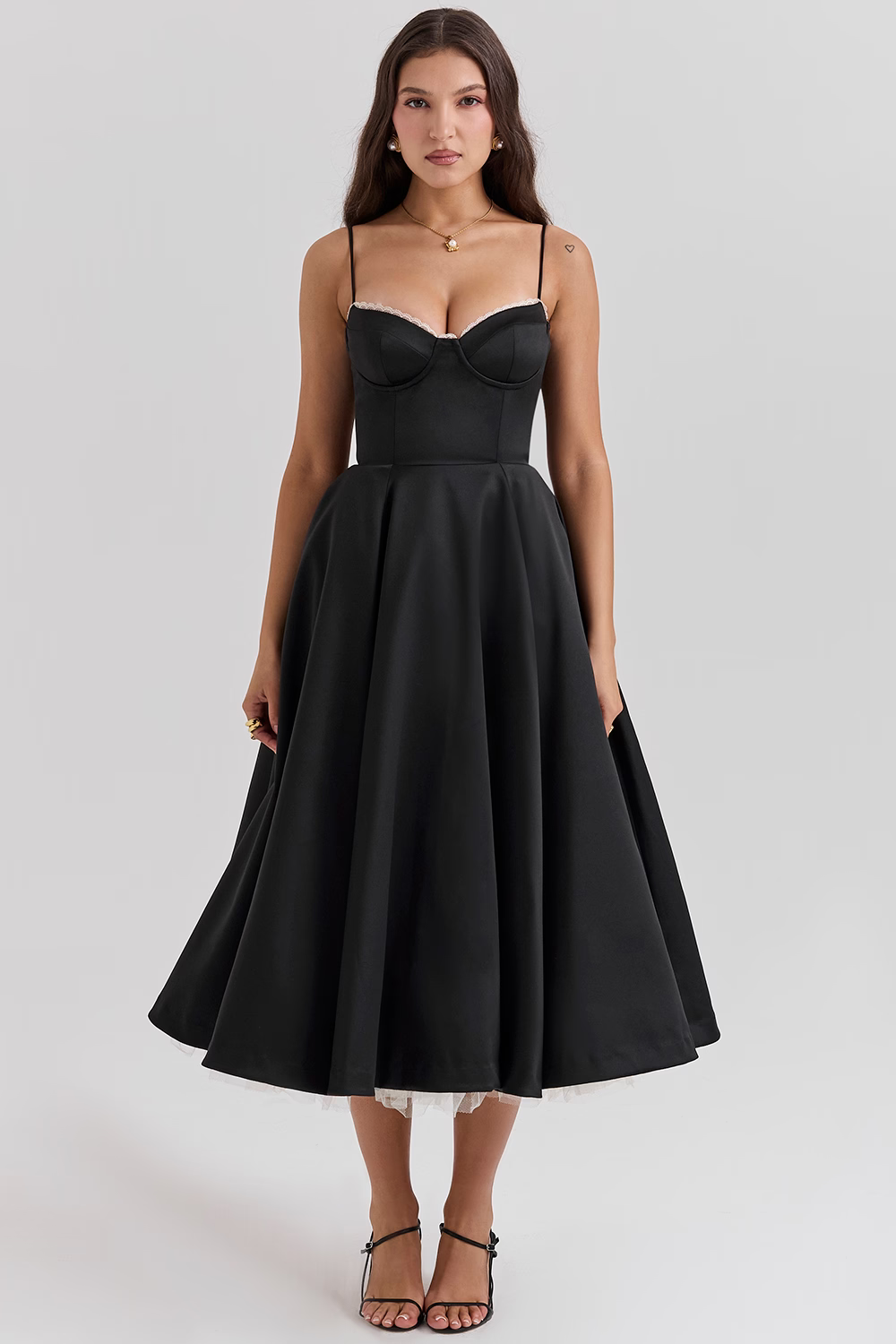 Mode Outlet | Elegante Midi Party Jurk – Flatterend & Feestelijk