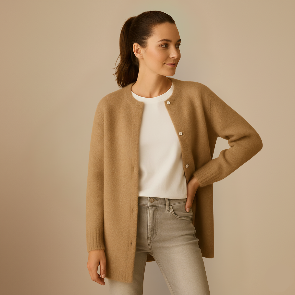 Dames Cardigan | Lichtgewicht Gebreid Vest met Zacht Comfort