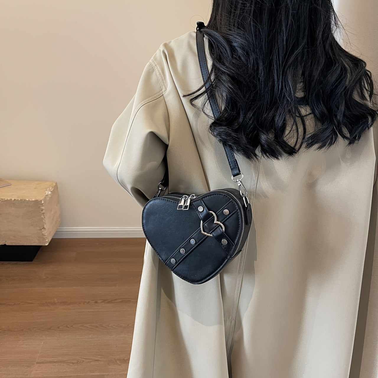 Mode Outlet | Hartvormige Schoudertas – Stijlvol & Trendy