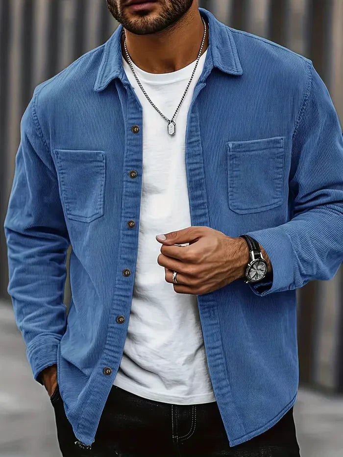 Heren overshirt met borstzakken | Casual fit met tijdloze uitstraling