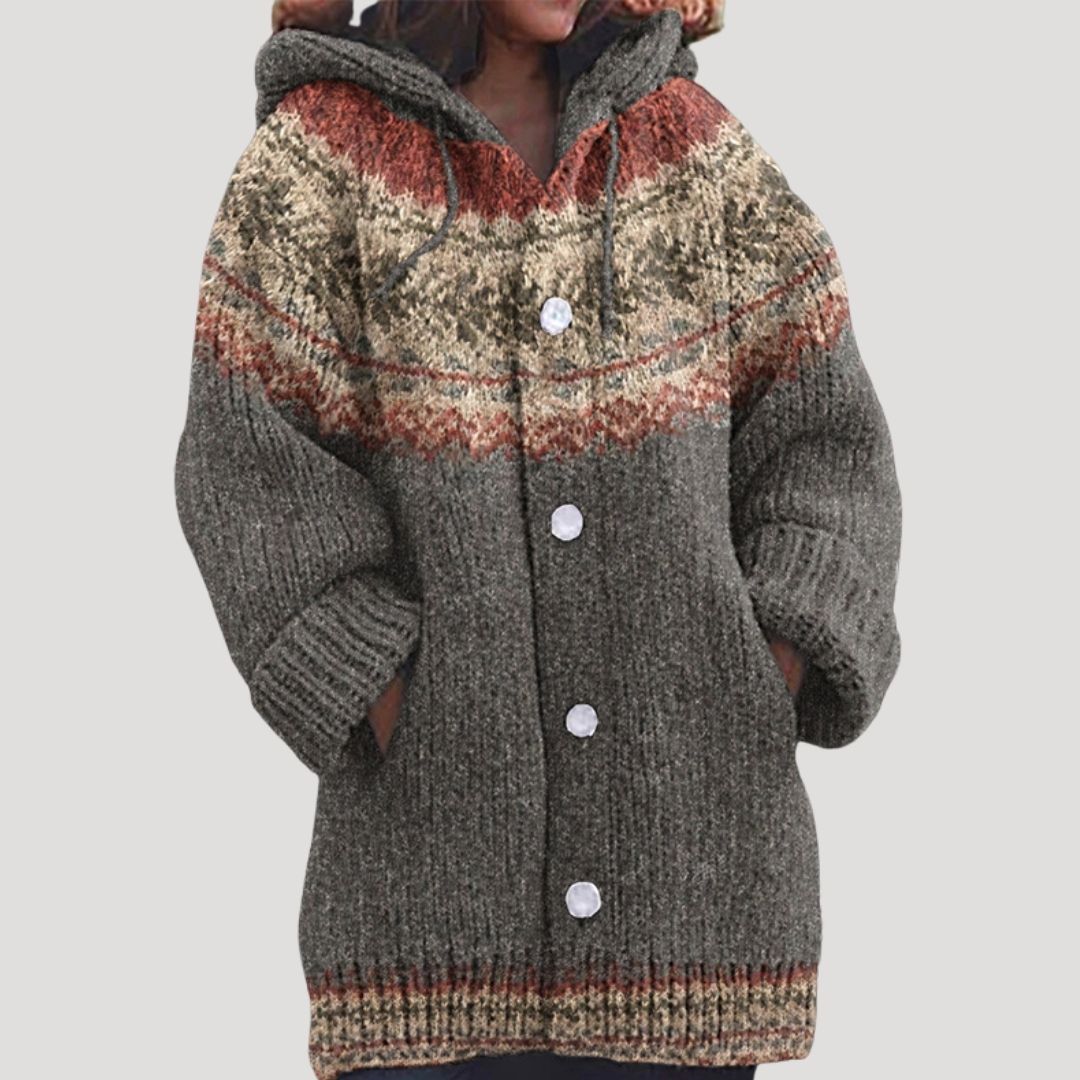 Dames Gebreid Vest met Fair Isle Patroon | Warm en Comfortabel voor de Winter