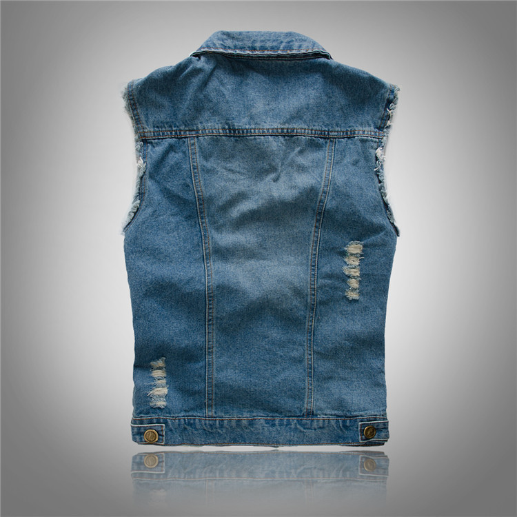 Mode Outlet | Heren Denim Vest – Tijdloos & Stoer