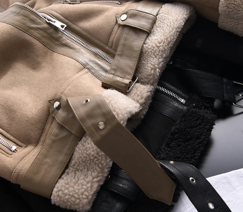 LOUISE | Stijlvolle Suède Jas – Warm & Trendy