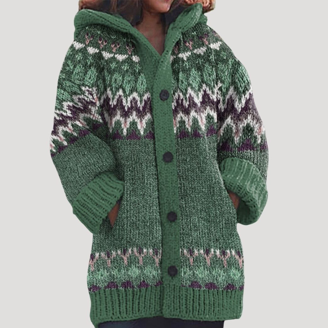 Dames Gebreid Vest met Fair Isle Patroon | Warm en Comfortabel voor de Winter