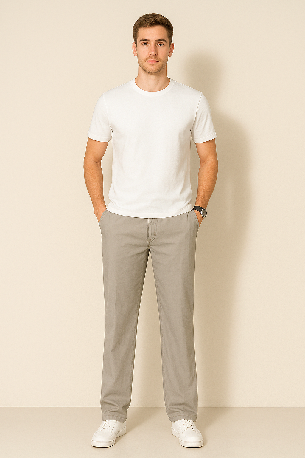 Tobias | Comfortabele Joggingbroek met Elastische Tailleband