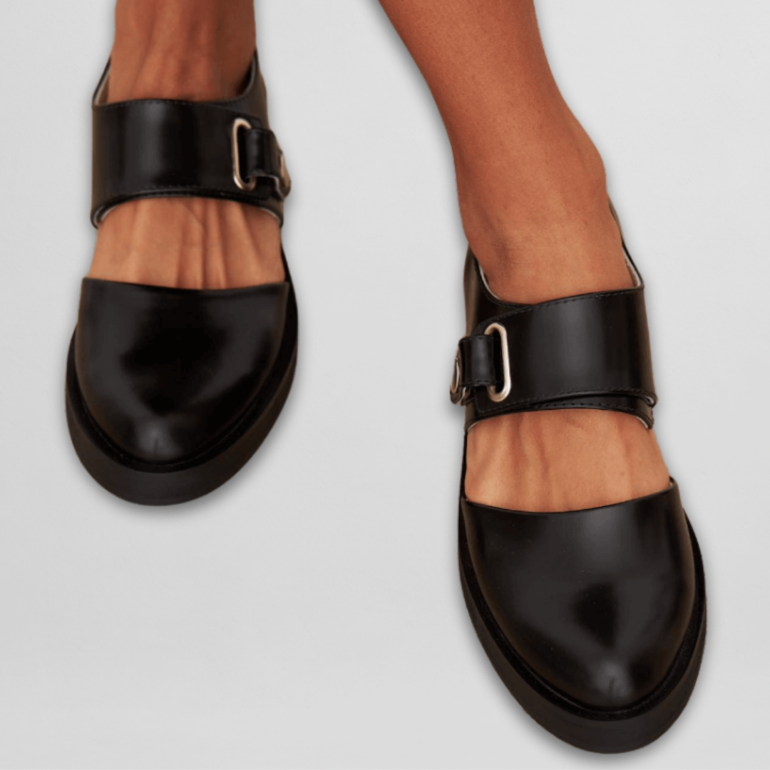 Mary Jane Schoenen Dames – Klassieke schoenen met gesp en lage hak