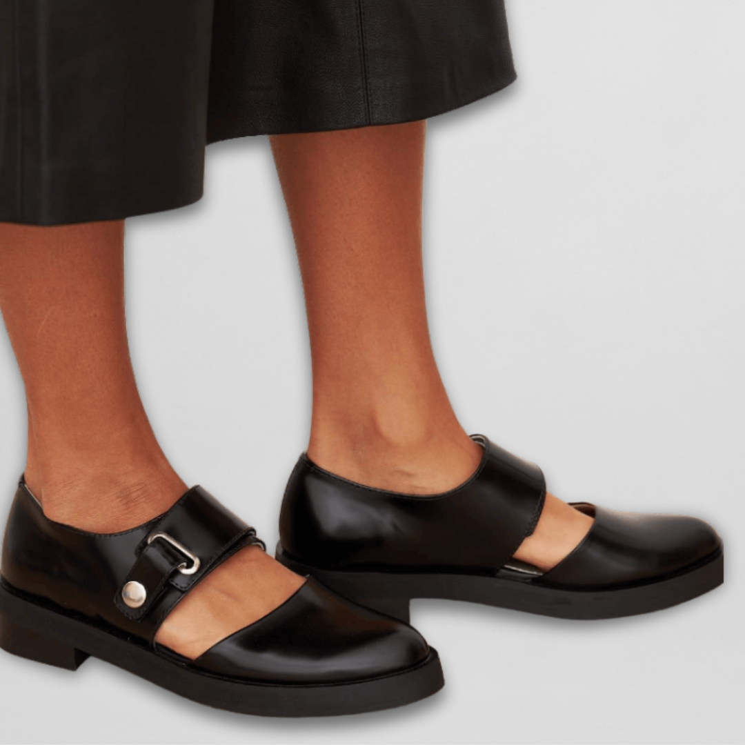 Mary Jane Schoenen Dames – Klassieke schoenen met gesp en lage hak
