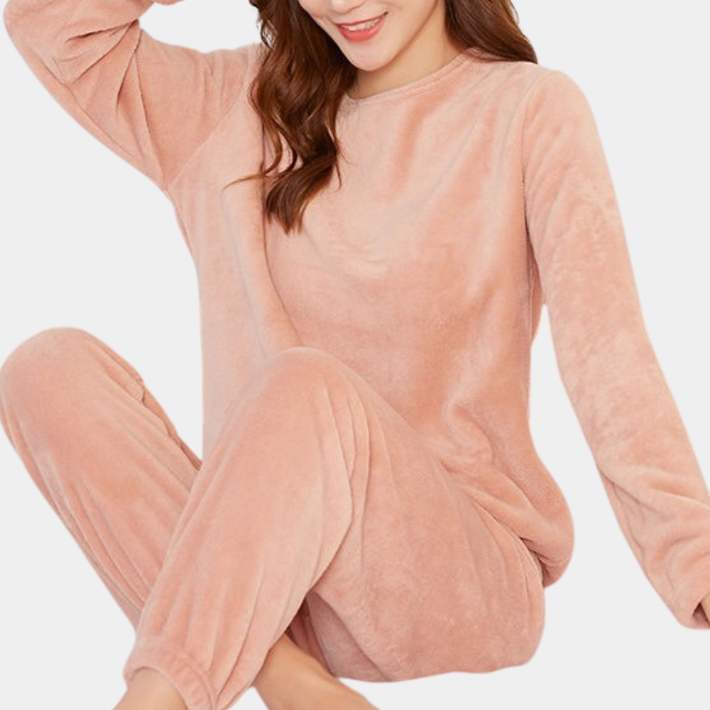 Elena | Klassieke Katoenen Pyjama Set – Comfortabel & Stijlvol