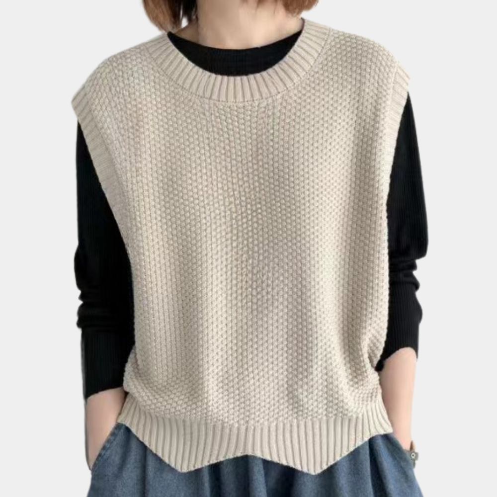 Mode Outlet | Elegant Gebreid Damesvest – Stijlvol & Comfortabel